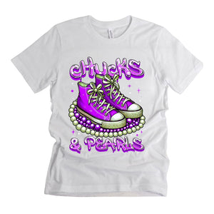 Chucks & Pearls Tee