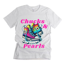 Load image into Gallery viewer, Chucks &amp; Pearls Tee
