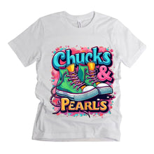 Load image into Gallery viewer, Chucks &amp; Pearls Tee
