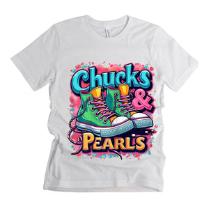 Chucks & Pearls Tee