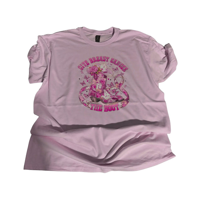 Give Cancer the Boot Tee