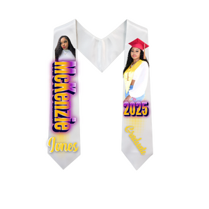 Sublimation Graduate Stole