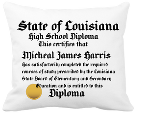 Diploma Sublimation Pillow